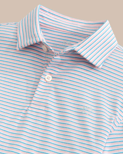 Southern tide Youth Ryder Halls heathered performance polo