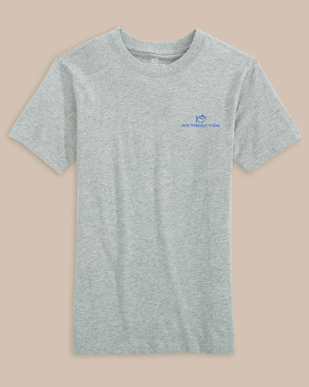 Southern Tide Youth Short Sleeve Baseball Heather Tee