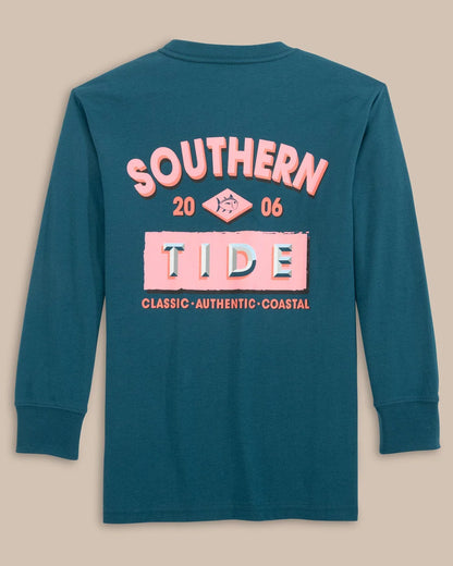 Southern Tide Youth Long Sleeve Dimensional T-Shirt