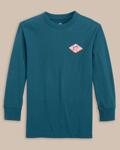 Southern Tide Youth Long Sleeve Dimensional T-Shirt