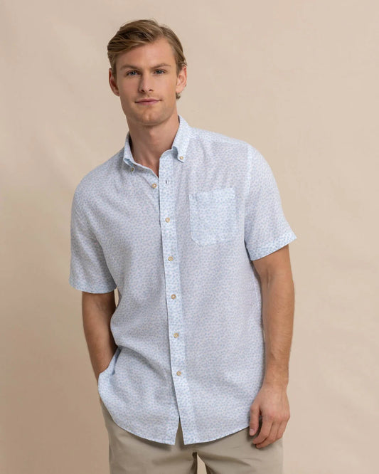 Southern Tide Palm and Breezy Sport Shirt