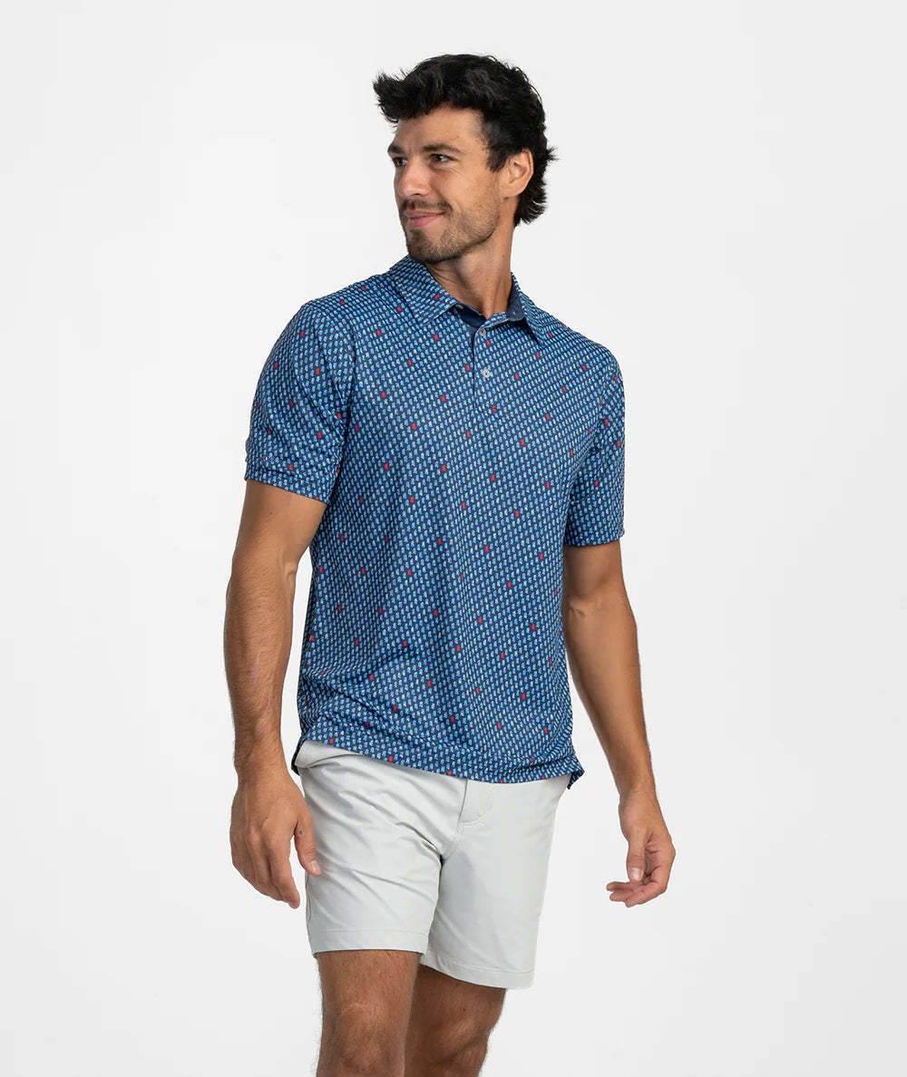 Southern Shirt Men's Kickoff Camo Motion Tech Performance Polo