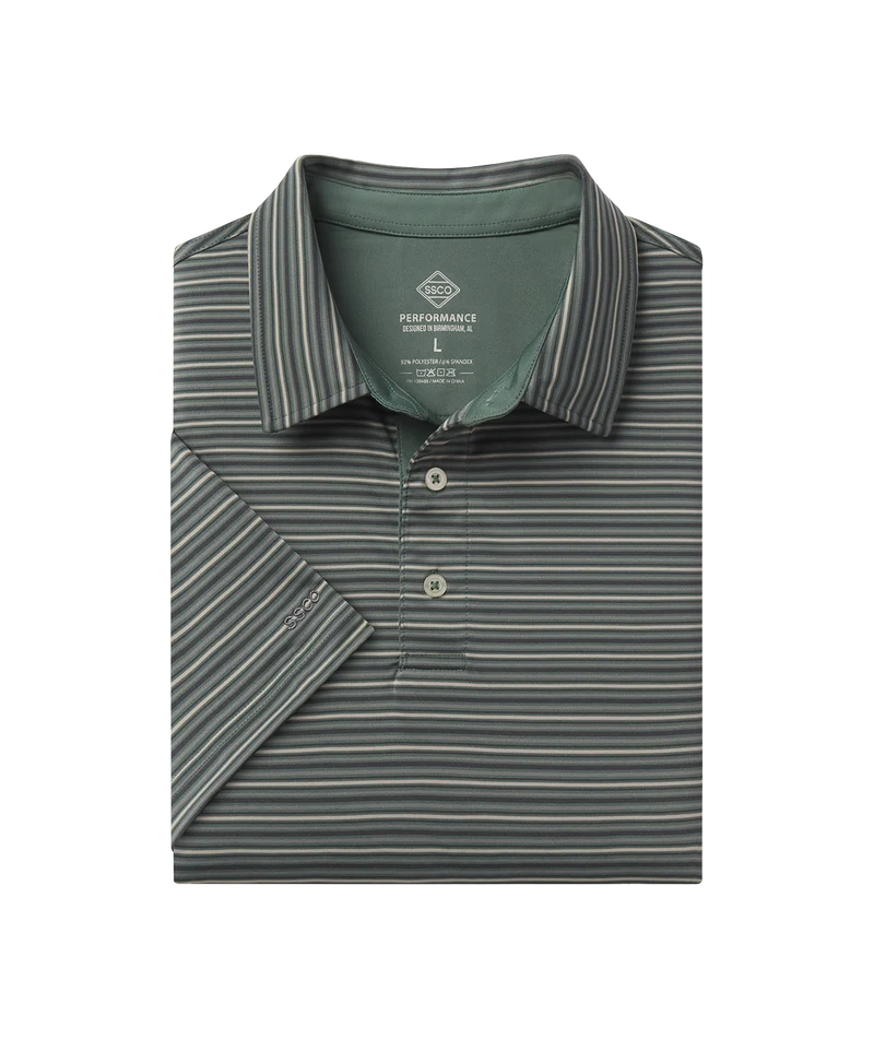 Southern Shirt Men's Riverbend Stripe Polo