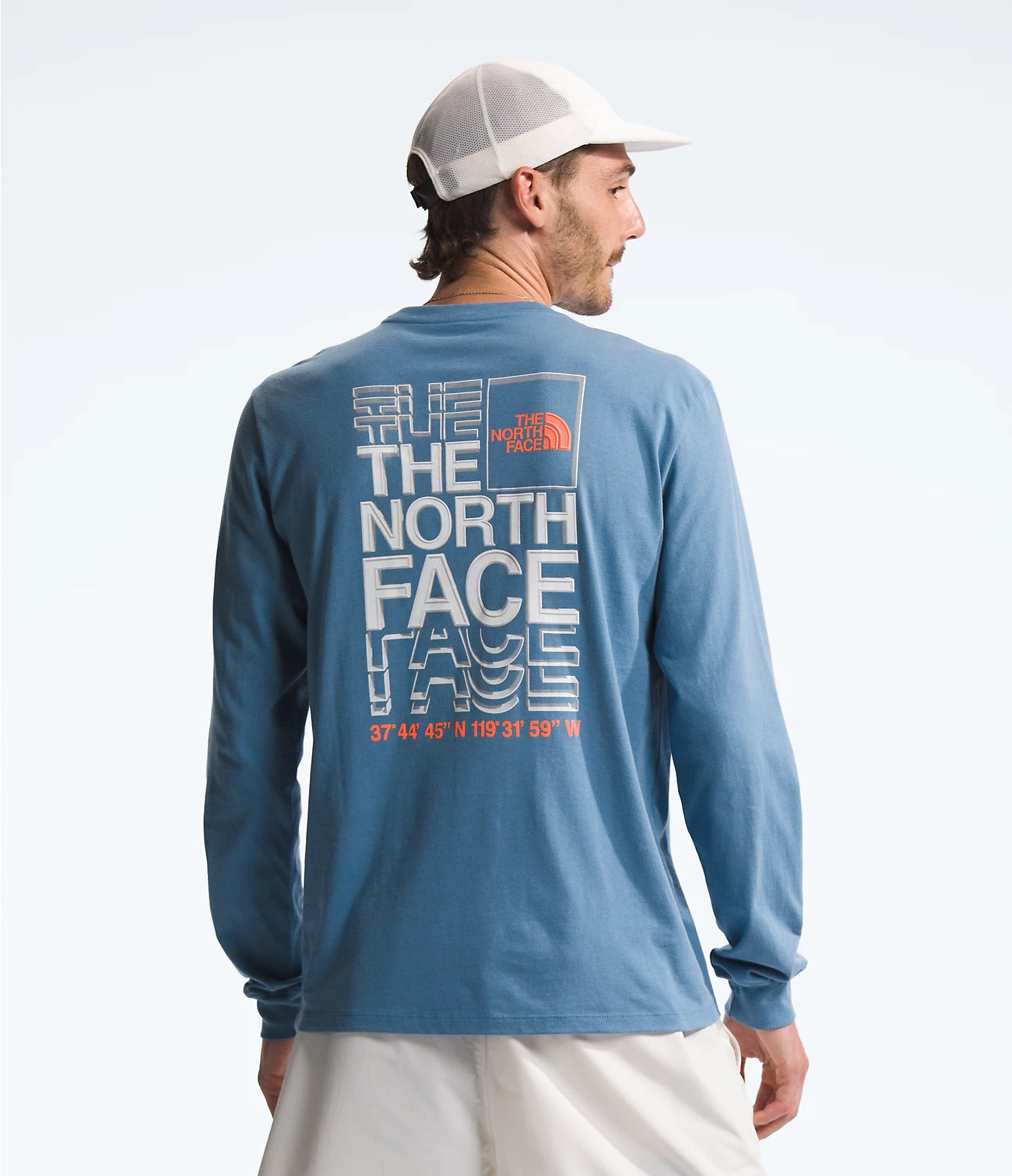 North Face Men's Long Sleeve Brand Proud T-Shirt