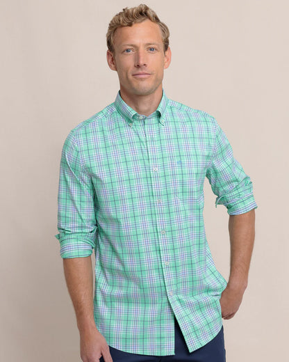 Southern Tide Men's River Point IC Plaid Sport Shirt