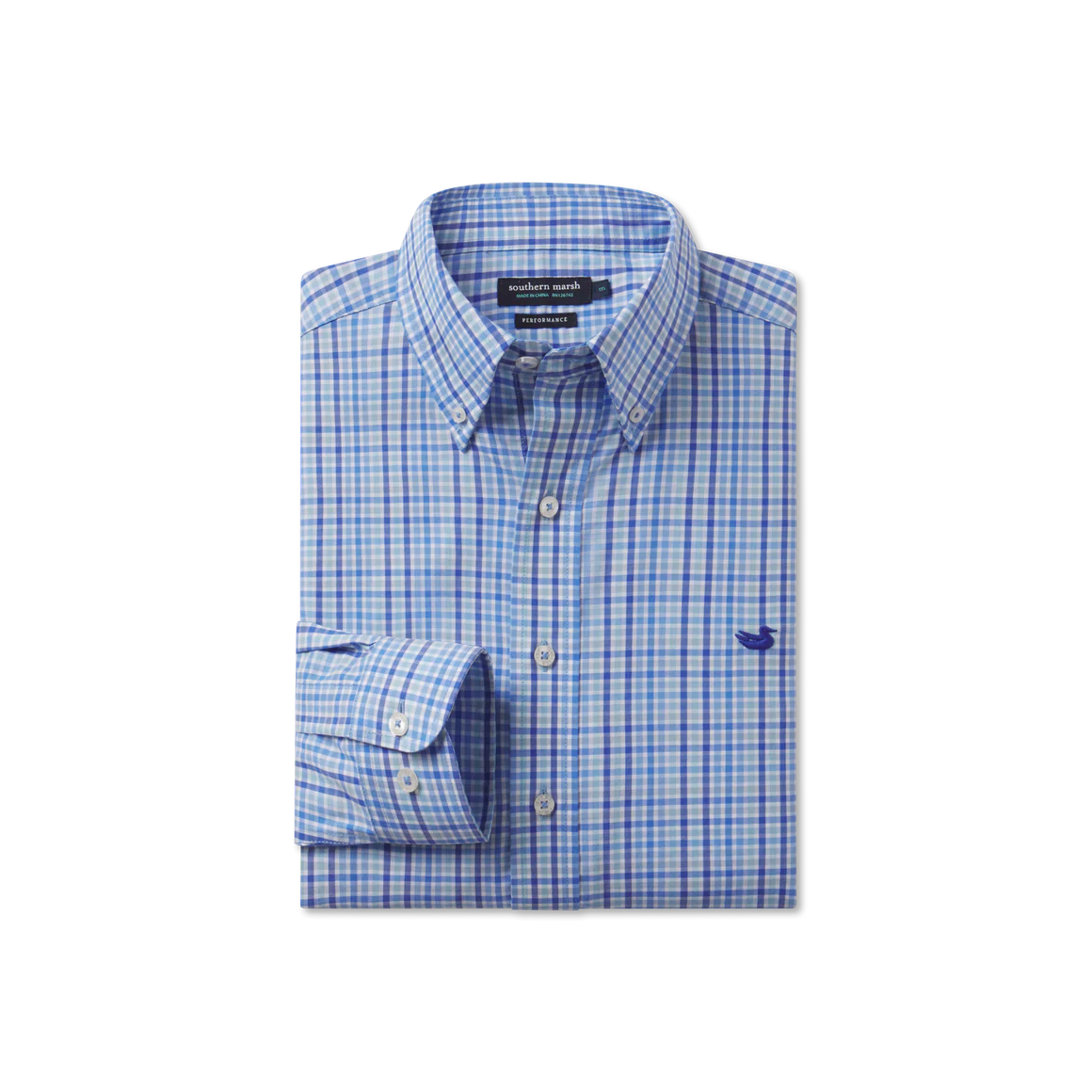 Southern Marsh Men's Blount Performance Dress Shirt