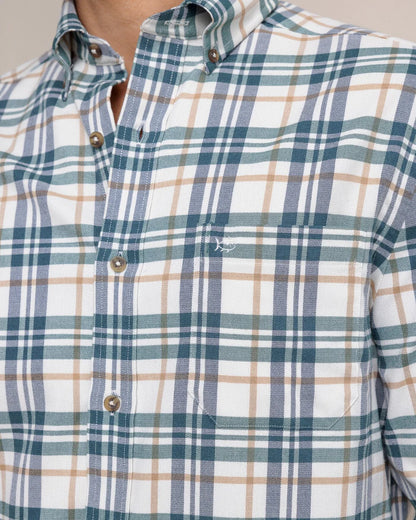 Southern Tide Men's Sandbridge Plaid Flannel Intercoastal Sport Shirt