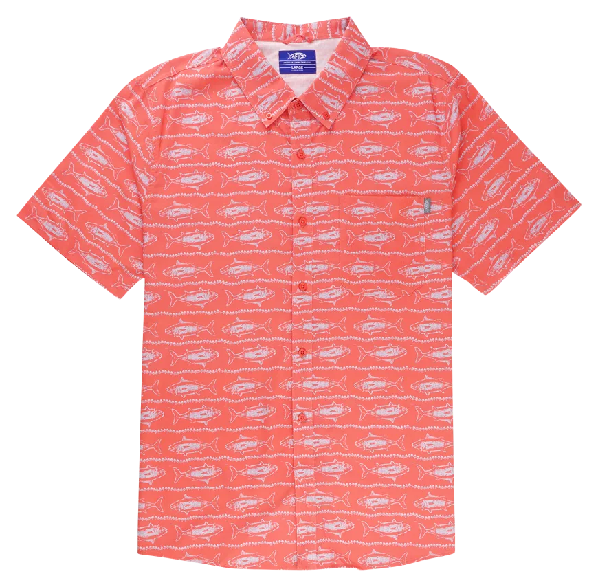 Aftco Men's Boatbar Short Sleeve Shirt