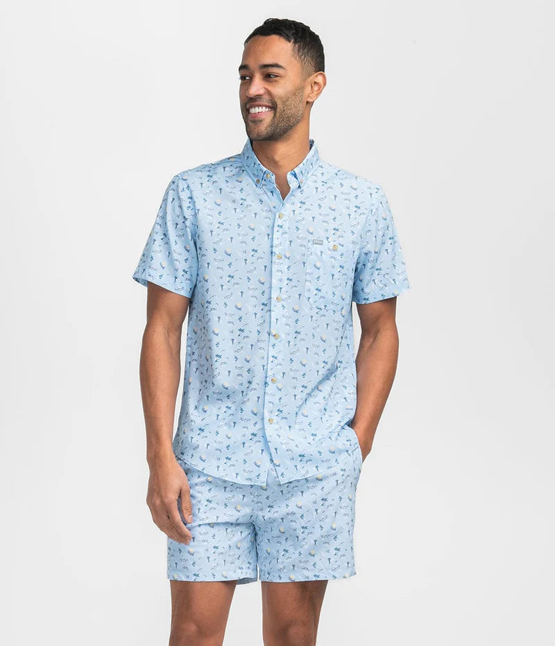 Southern Shirt Men's Boats N Coves Baja Shirt