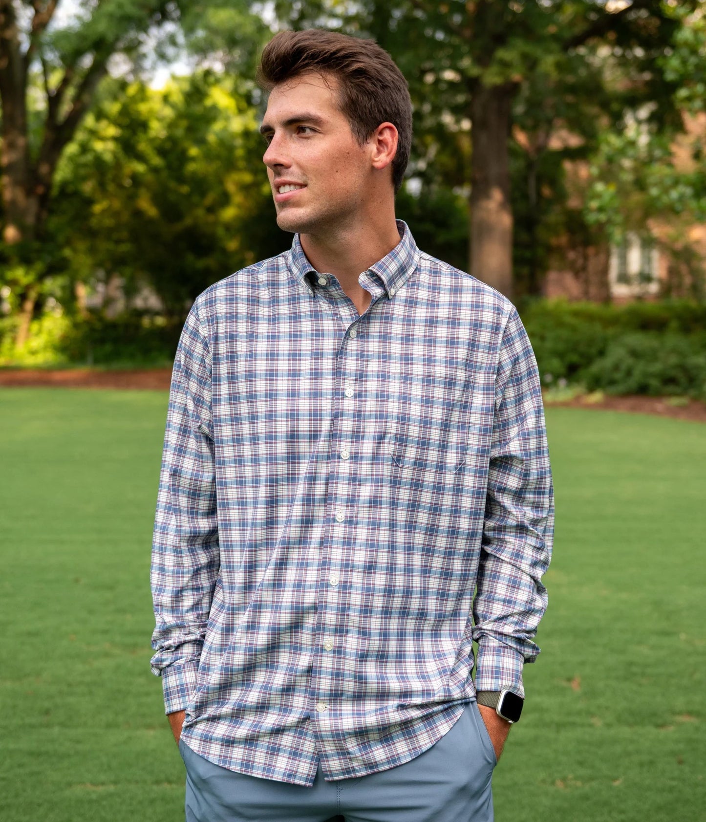 Southern Shirt Edmonton Plaid Button Down