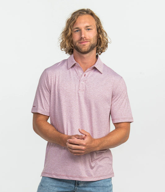 Southern Shirt Heather Madison Stripe Polo