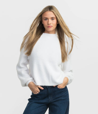 Southern Shirt Women's Feather Knit Mockneck Sweater