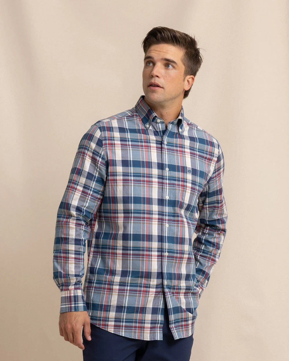 Southern Tide SJ Southern Shores Plaid Sportshirt