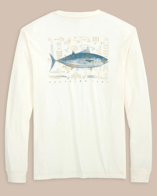 Southern Tide Men's Long Sleeve SJ Lures Tee