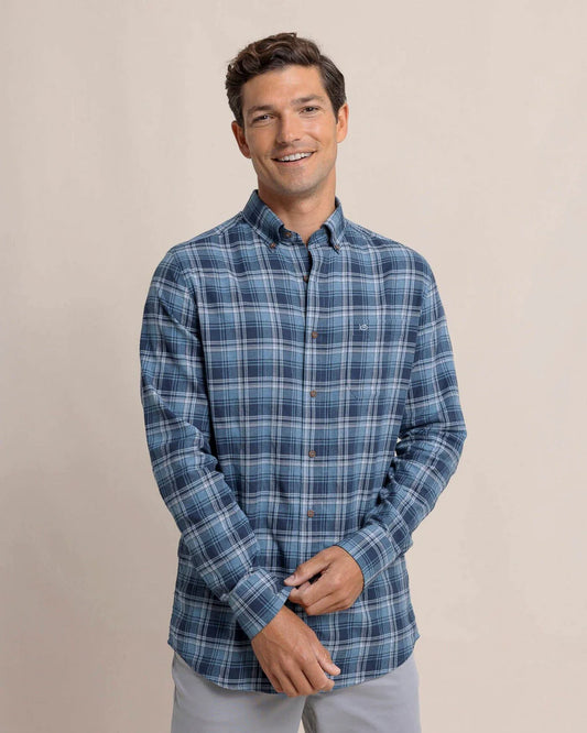 Southern Tide Men's Stillwater Plaid Sportshirt