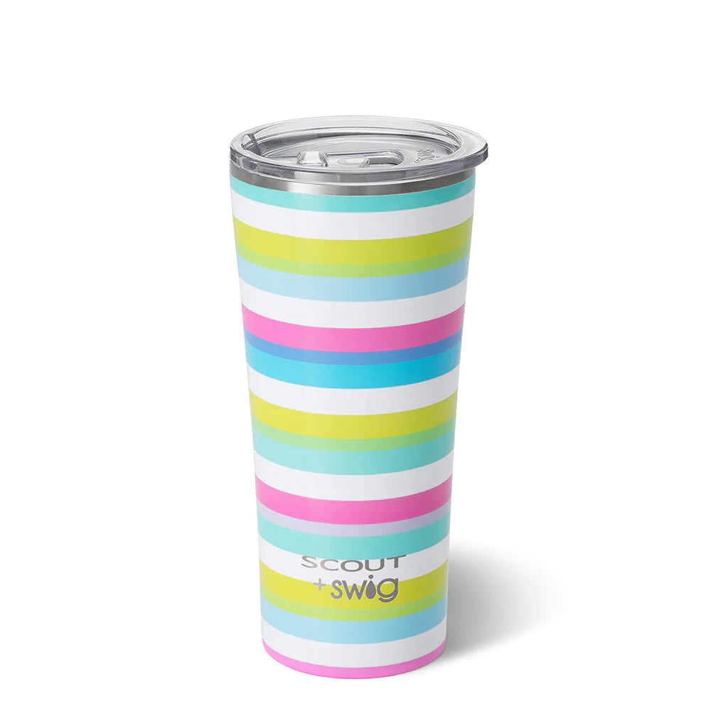 Swig + Scout Striped Tumbler 22oz