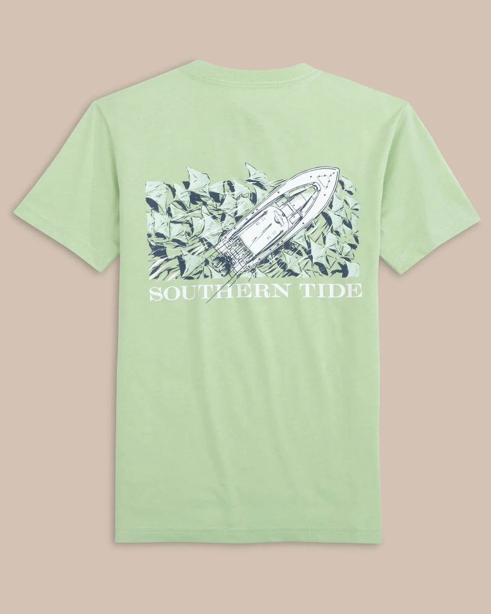 Southern Tide youth Yachts of stingrays Tee