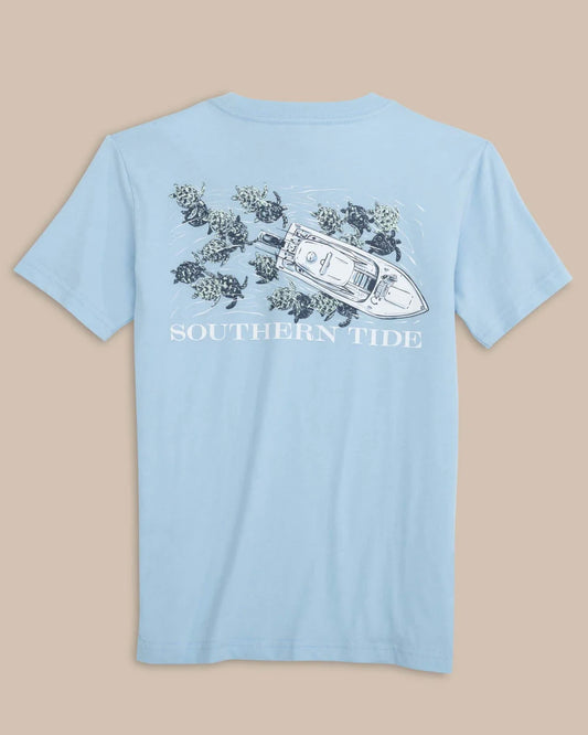 Southern Tide youth yachts of Turtles tee