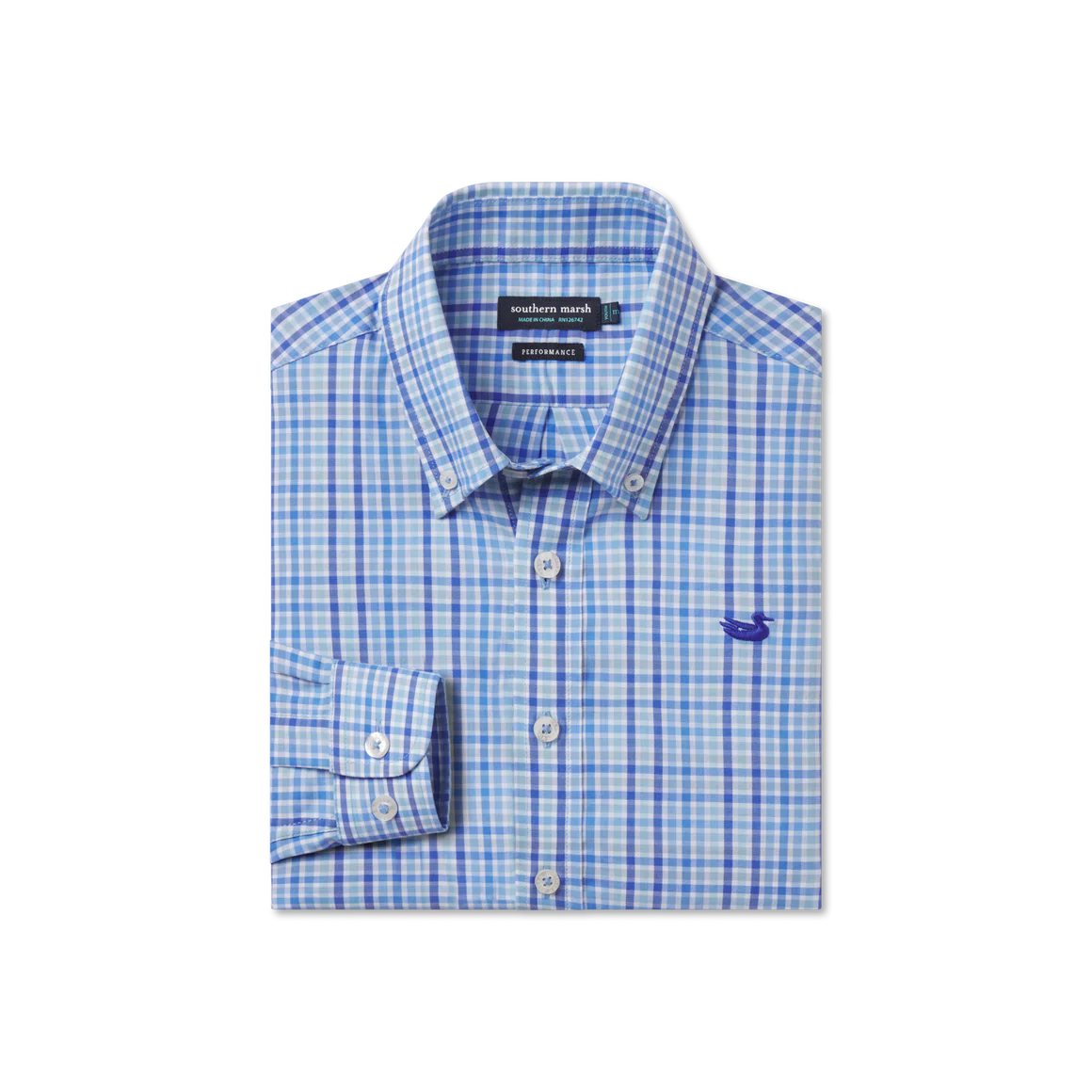 Southern Marsh Youth Blount Performance Dress Shirt